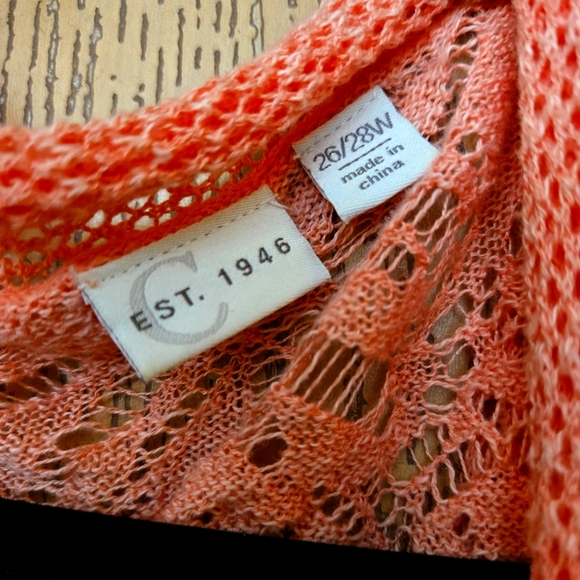 C. Est 1946 Coral Cardigan - Picture 5 of 6